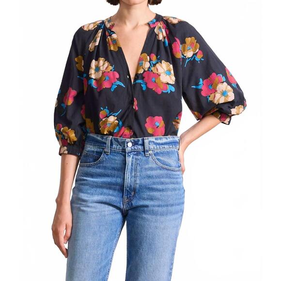 NEW APIECE APART messina top in floating floral